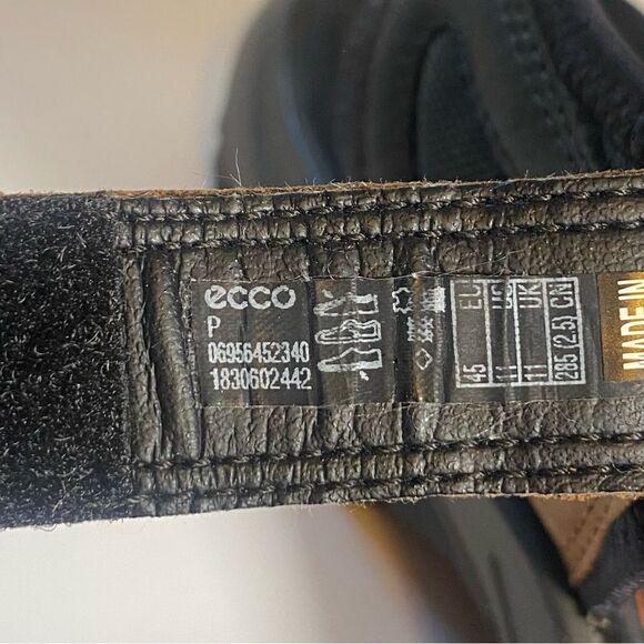 Ecco Yucatan Brown/Black Sandals Size 11 main image 11